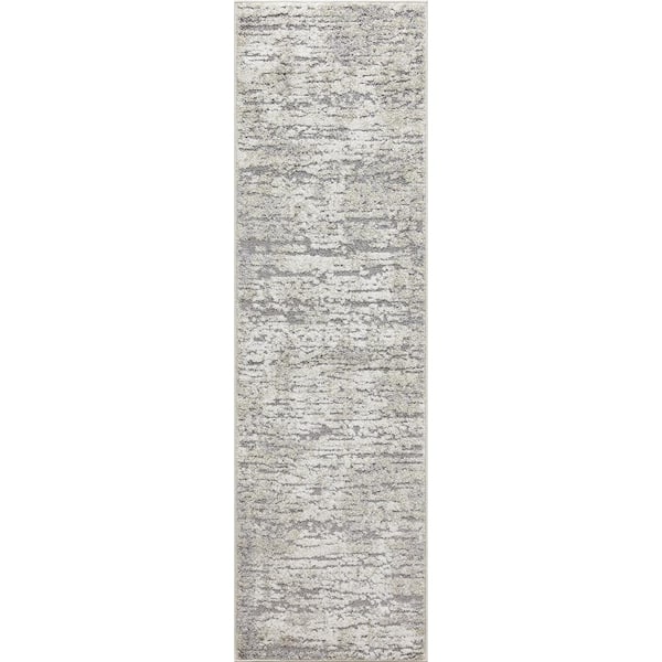 Concord Global Trading Charlotte Collection Studio Ivory 2 ft. x 7 ft. 3 in. Runner Rug