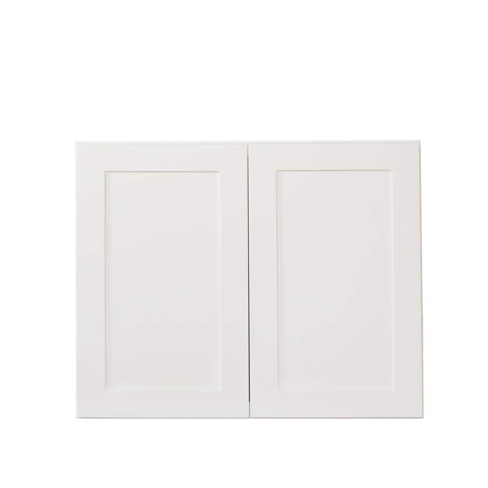 Bremen Ready to Assemble 36x24x24 in. Shaker High Double Door Wall Cabinet in White price history on PriceWatchPro