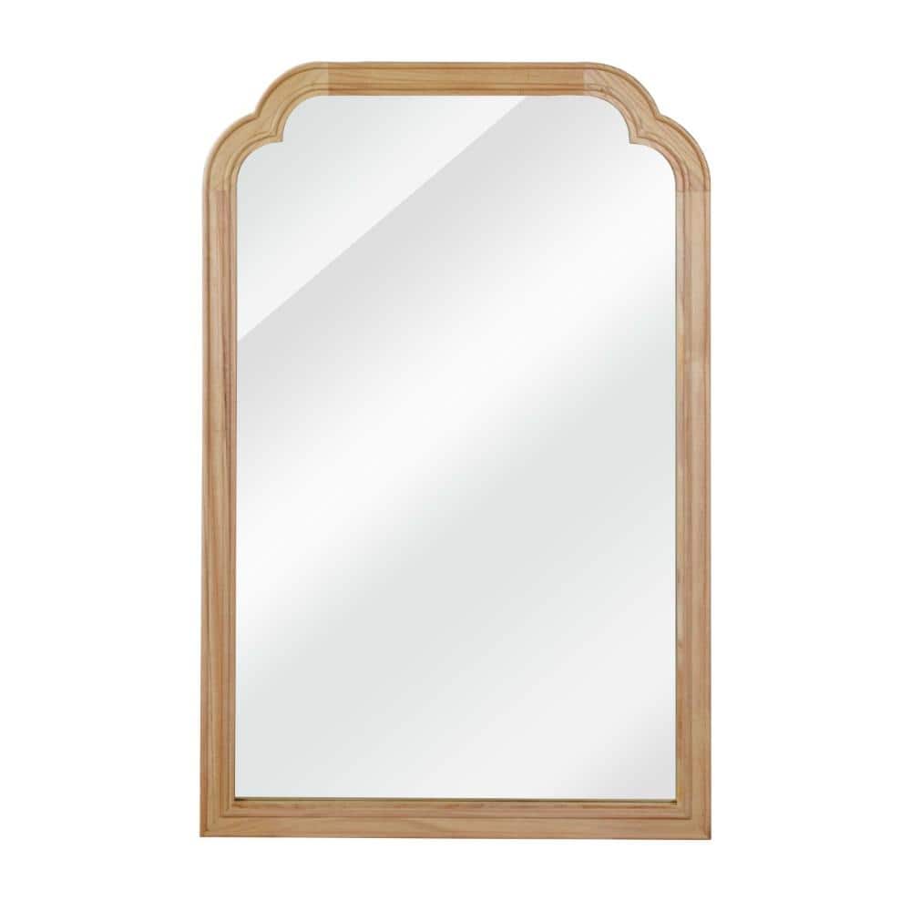 Beige 20 in. W x 30 in. H Art Deco, Classic, Modern Rectangle Wood Framed Mirror price history on PriceWatchPro