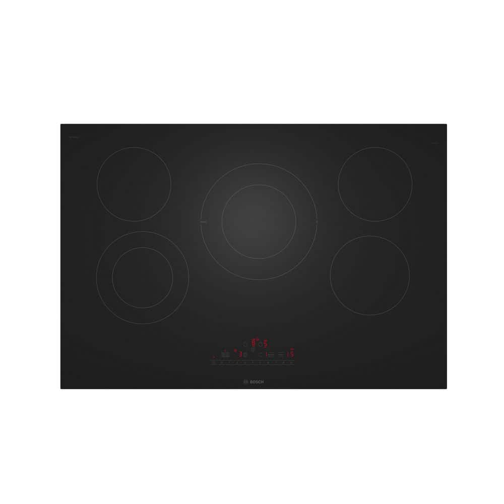 800 Series 30 in. Radiant Electric Cooktop in Black with 5 Burner Elements including 3,600-Watt Burner