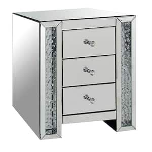 Nysa 26 in. Height Mirrored End Table