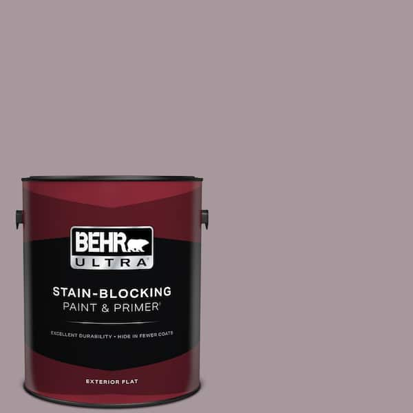 BEHR ULTRA 1 gal. #N110-3 Fig Preserves Flat Exterior Paint & Primer