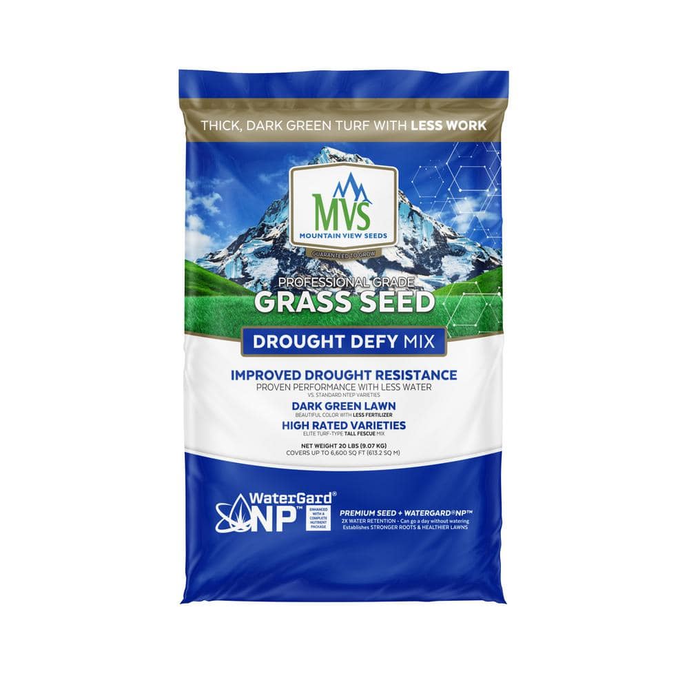 Drought Defy 20 lbs. Grass Seed 111965 - The Home Depot