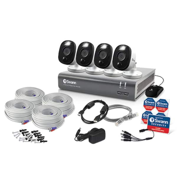 DVR-4580 4-Channel 1080p 1TB DVR Security Camera System with Four 1080p Wired Bullet Cameras DVR-4580 4-Channel 1080p 1TB DVR Security Camera System with Four 1080p Wired Bullet Cameras