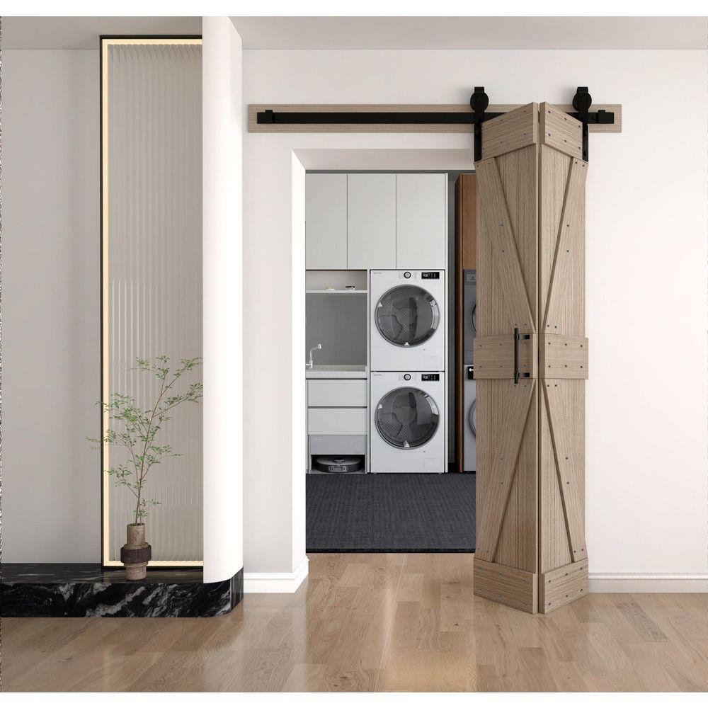 ISLIFE K Style 30in.x84in.(15inx84in.x2Panels)Light Gray Finished