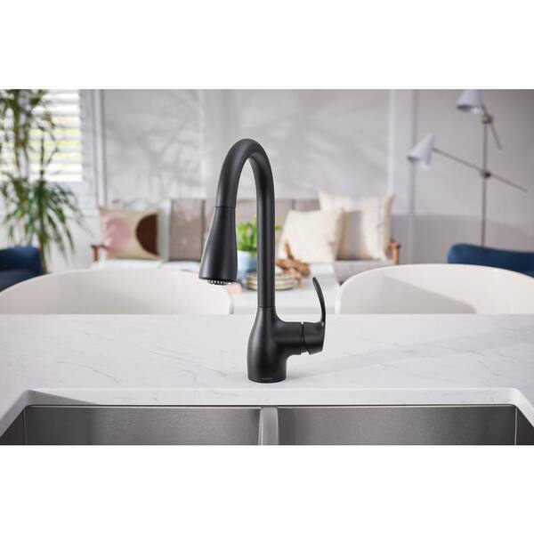 MOEN Kleo Single-Handle Pull-Down high quality Sprayer Kitchen Faucet with Reflex and Power