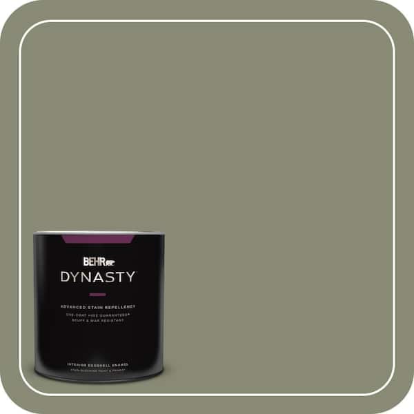 BEHR DYNASTY 1 qt. #PPU10-17 Aloe Thorn Eggshell Enamel Interior Stain-Blocking Paint and Primer