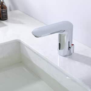 MINT Battery Powered Touchless Single Hole Bathroom Faucet in Polished Chrome