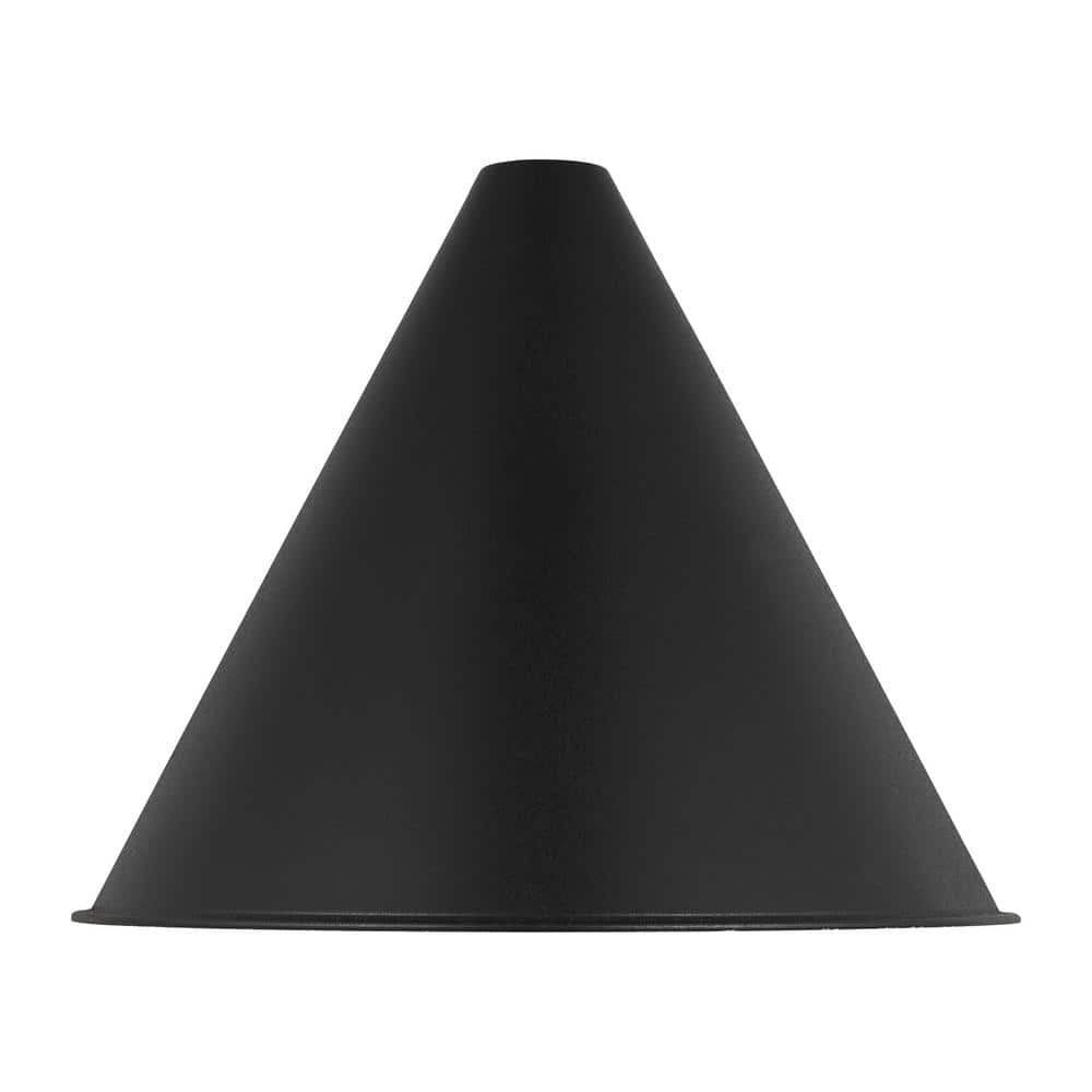 Black Aluminum Mid-Century Modern Outdoor Wall Lantern