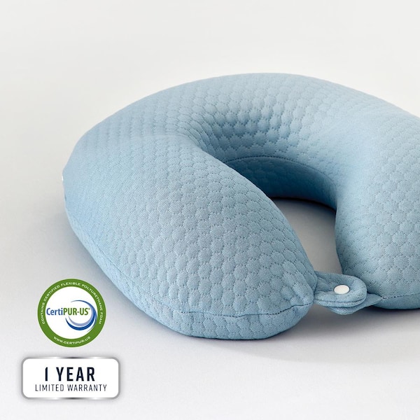 BODIPEDIC U-Neck Support Memory Foam Accessory Travel Pillow 75926 - The  Home Depot
