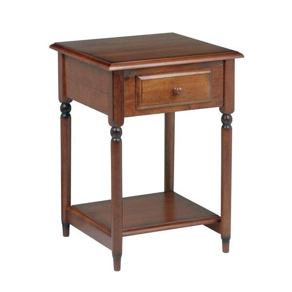 OSPdesigns Brown Storage End Table