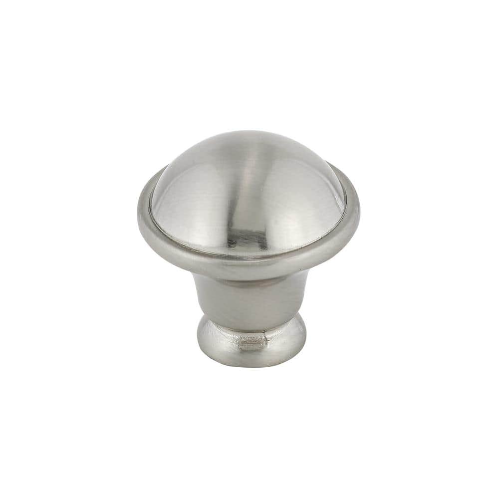 Nantes Collection 1-1/4 in. (32 mm) Vintage Brushed Nickel Round Cabinet Knob price history on PriceWatchPro