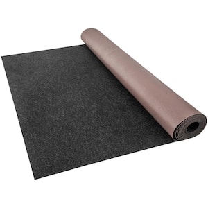 Black 6 ft. x 23 ft. Boat Carpet Waterproof Indoor Outdoor Carpet Cuttable Easy to Clean Indoor/Outdoor Area Rug