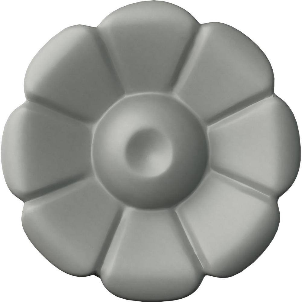 White Urethane Flower Rosette Applique 2.5''