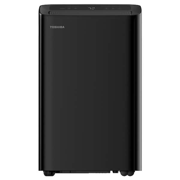 Toshiba - 10,000 (DOE) BTU 115-Volt Smart Wi-Fi Portable Air Conditioner up to 450 sq. ft. Cools and Dehumidifies
