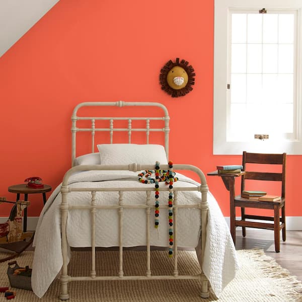 1 gal. #P240-7 Joyful Orange Hi-Gloss Enamel Interior/Exterior Paint