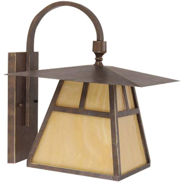 Yosemite Home Decor Incline Collection Wall mount 1-Light Outdoor Lamp-DISCONTINUED