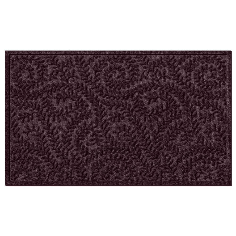 WaterHog Boxwood Bordeaux 35 in. x 59 in. PET Polyester Indoor Outdoor Doormat price history on PriceWatchPro