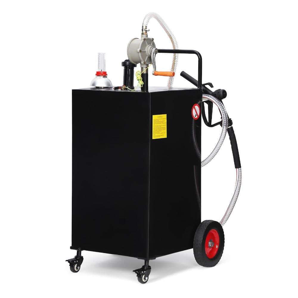 30 Gallon Portable Fuel Caddy with Manual Transfer Pump, Heavy Duty Rolling Gas & Diesel Storage Tank on Wheels price history on PriceWatchPro