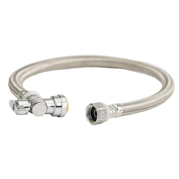 1/2 in. Push-to-Connect x 1/2 in. FIP x 24 in. Angle Stop Faucet Connector