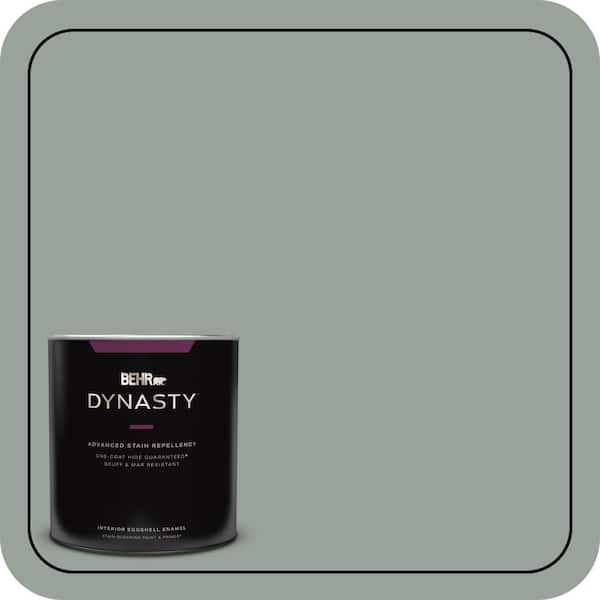 BEHR DYNASTY 1 qt. #700F-4 Pinedale Shores Eggshell Enamel Interior Stain-Blocking Paint and Primer