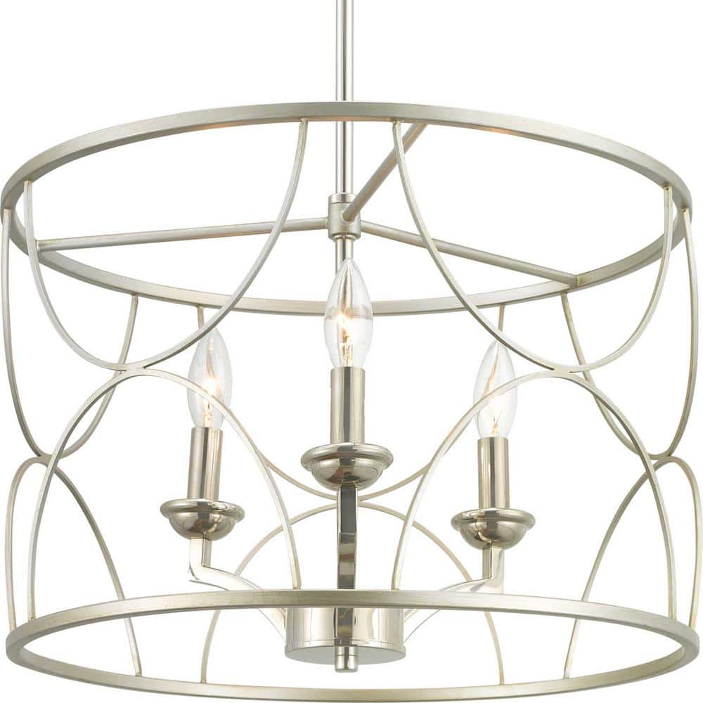 Progress Lighting Landree 5-Light Gray Traditional Chandelier