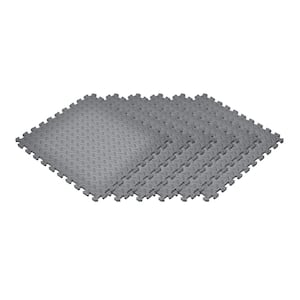 4 Piece 24 x 24 Grey EVA Foam Interlocking Mat 