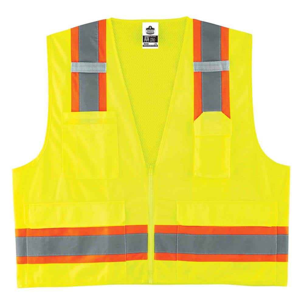 GLoWEAR S/M Lime Hi-Vis Type R Class 2 2-Tone Surveyors Vest price history on PriceWatchPro