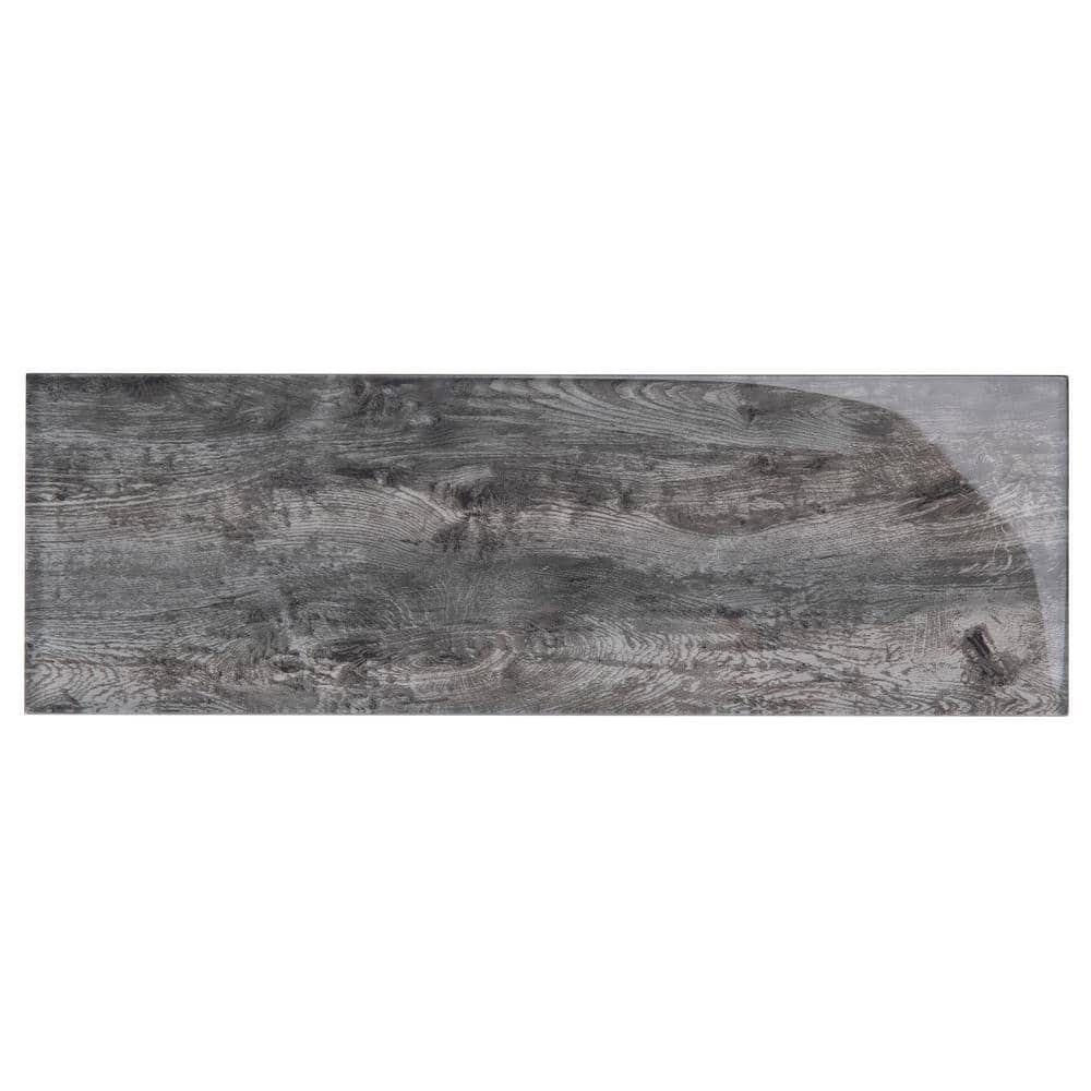 Platinum Oak 4 in. x 12 in. x 8mm Glass Subway Tile Sample -  Giorbello, G4147-SMPL