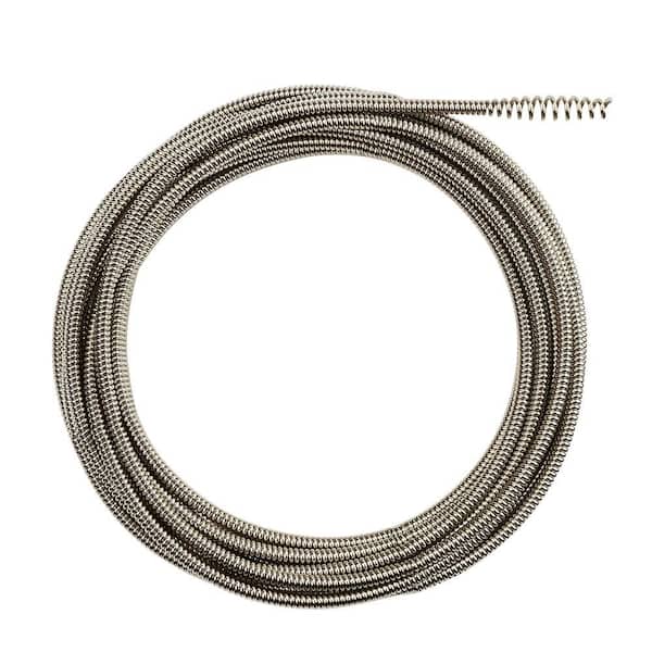 1/4 in. x 25 ft. Inner Core Bulb Head Cable with Rustguard for Drain Snake