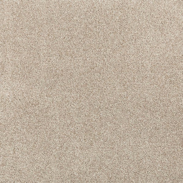Plush Dreams II - Serene-Beige 12 ft. 53 oz. Triexta Texture Installed Carpet