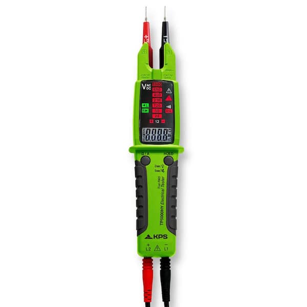 KPS Digital True RMS Electrical Tester 1000-Volt AC/DC with OpenJaw 200 Amp Current AC 10.000 Counts IP65 CAT.IV