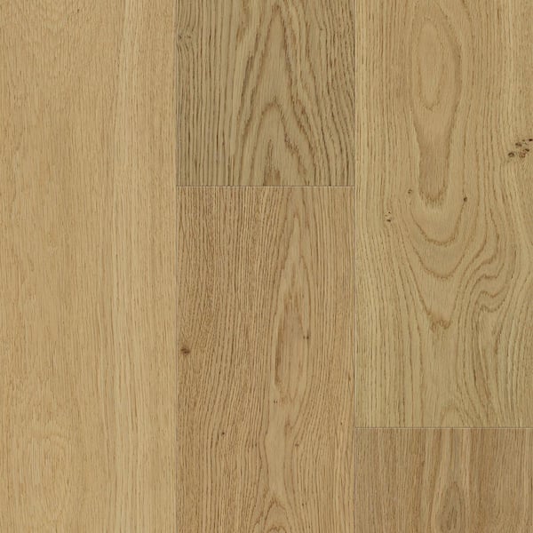 Sure+ Sand Natural Oak White Oak 1/4 in. T x 6.5 in. W Waterproof Engineered Hardwood Flooring (21.7 sqft/case)