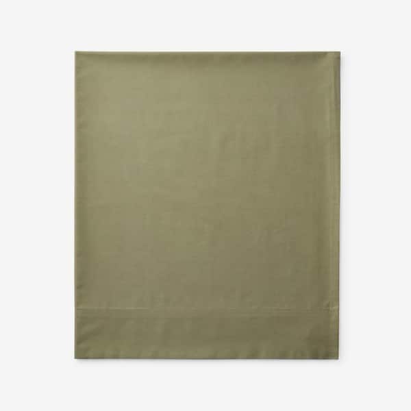The Company Store Legends Hotel Supima Moss Cotton Percale Full Flat Sheet