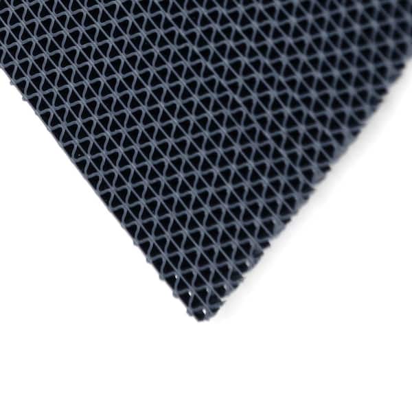S-Grip Black 3/16 in. x 4 ft. x 25 ft. PVC Drainage Mat