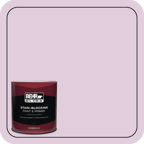 BEHR ULTRA 1 qt. #MOneOne0-2 Cassia Buds Flat Exterior Paint & Primer