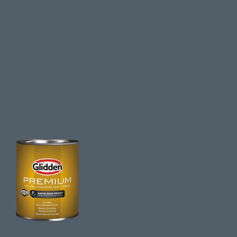 Pスタン グルグウィント SP Glidden Premium 1 qt. PPG1040-7 Goblin Satin Exterior Latex Paint