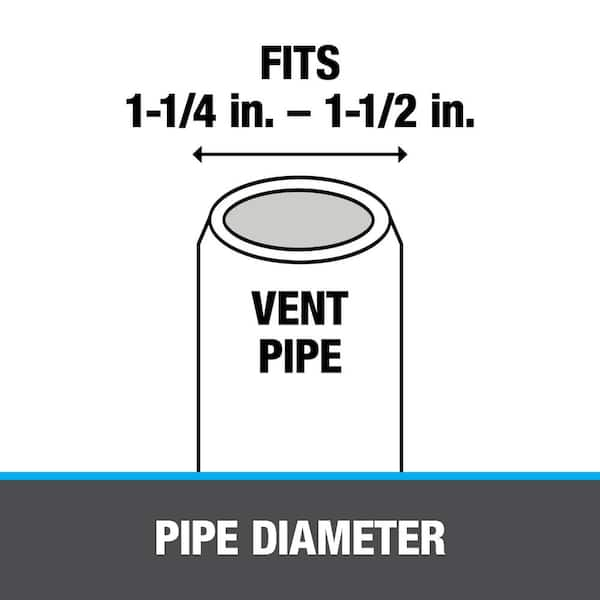 Oatey No-Calk 9-1/4 in. x 13 in. Galvanized Steel Vent Pipe Roof