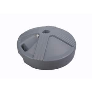 US Weight Durable 50 lbs. Umbrella Base Designed to be Used with a Patio Table in Grey