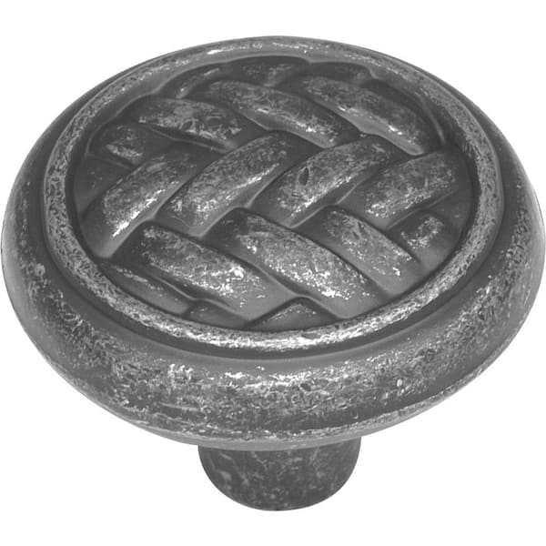 HICKORY HARDWARE Catamaran 1-1/4 in. Vibra Pewter Cabinet Knob