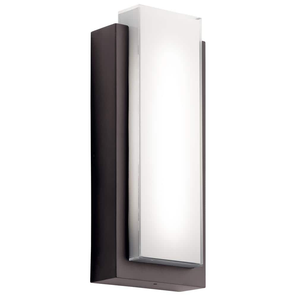 Architectural Bronze Modern 18.75" LED Outdoor Wall Lantern