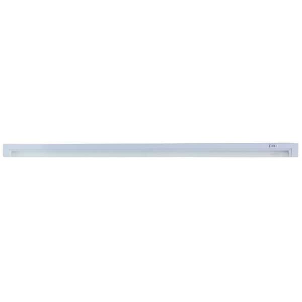 GE Slimline 36in. Plug-In Fluorescent Under Cabinet Light Fixture, Linkable, 10460, White
