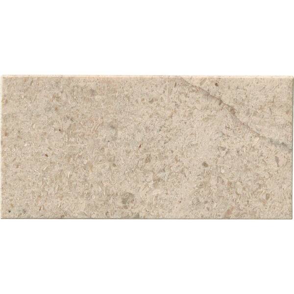 MSI Coastal Sand 3 in. x 6 in. Honed Limestone Floor and Wall Tile (1 sq. ft. / case)