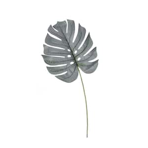 LIVING LUXURY 23 in. Real Touch Artificial Selloum Philodendron Leaf ...