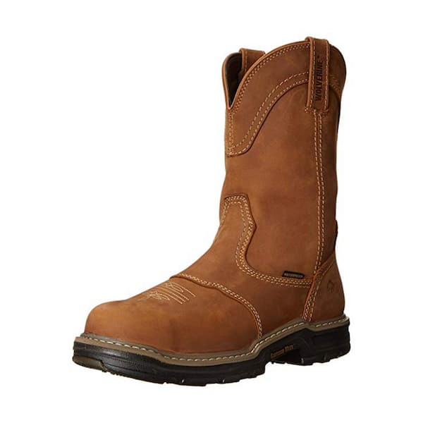 wolverine steel toe western boots