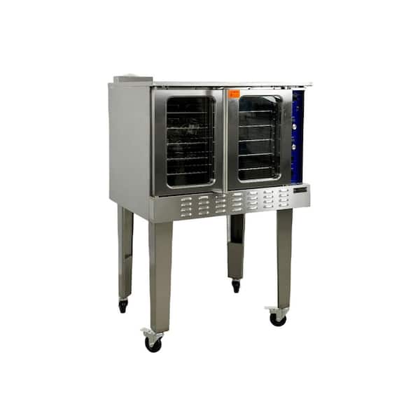 Cooler Depot 38 in. W Commercial Nature Gas Convection Oven in Stainless Steel
