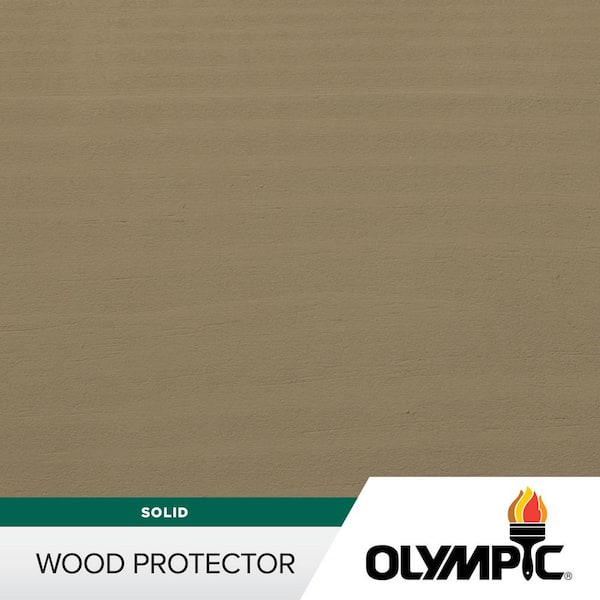 Wood Protector 1 gal. SC-1041 Jefferson Tan Exterior Solid Stain Plus Sealer in One