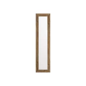 17 in. W x 72 in. H Americana Brown Rustic Sloped Wall Mirror