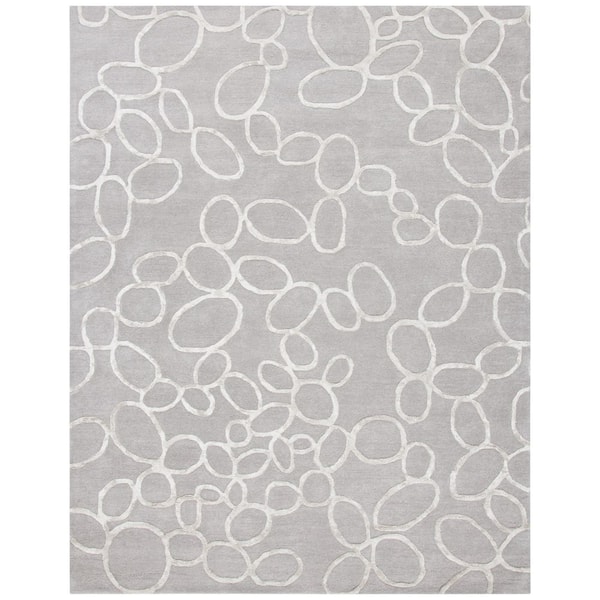 Soho 10 ft. x 14 ft. Gray Geometric Area Rug