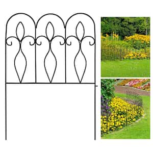 CozyBlock 32 in. Steel Iron Garden Fence (Pack of 10 ft.)